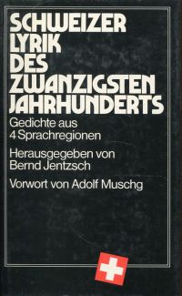 Jentzsch, Schweizer Lyrik des zwanzigsten Jahrhunderts. (Umschlag)