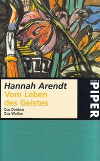 Arendt, Vom Leben des Geistes. (Umschlag)