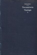 Schaeder, Theozentrische Theologie. (Umschlag)