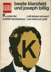 Klarsfeld, K oder der subtile faschismus. (Umschlag)