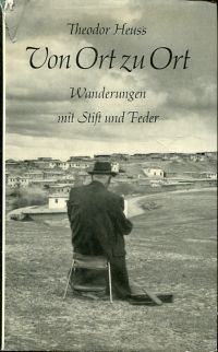 Heuss, Von Ort zu Ort. (Umschlag)