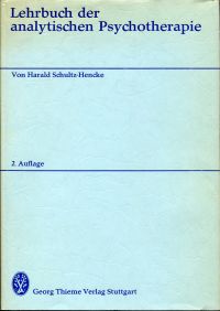 Schultz-Hencke, Lehrbuch der analytischen Psychotherapie. (Umschlag)