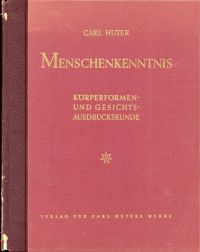 Huter, Menschenkenntnis (Umschlag)