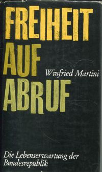 Martini, Freiheit auf Abruf. (Umschlag)