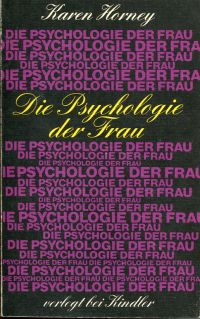 Horney, Die Psychologie der Frau. (Umschlag)