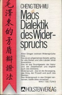 Tien-Mu, Maos Dialektik des Widerspruchs. (Umschlag)