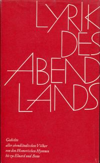 Lyrik des Abendlands. (Umschlag)