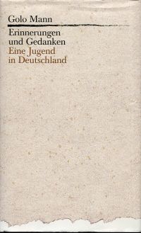 Mann, Erinnerungen und Gedanken. (Umschlag)