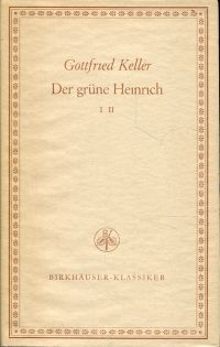 Keller, Der grüne Heinrich. (Umschlag)