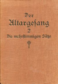 Die mehrstimmigen Sätze. (Umschlag)