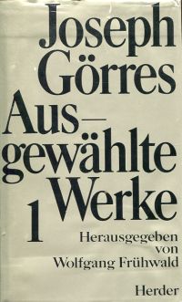 Görres, Ausgewählte Werke. (Umschlag)