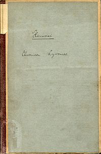 Henricus: Heinrici Chronicon Lyvoniae. (Umschlag)