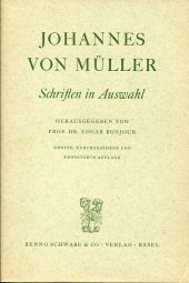 Müller, Schriften in Auswahl. (Einband)