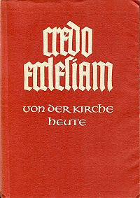 Credo ecclesiam. (Umschlag)