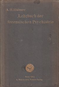 Hübner, Lehrbuch der forensischen Psychiatrie. (Umschlag)