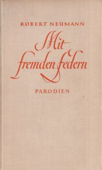 Neumann, Mit fremden Federn. (Umschlag)