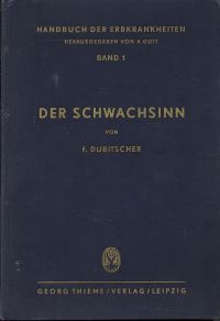 Dubitscher, Der Schwachsinn. (Umschlag)